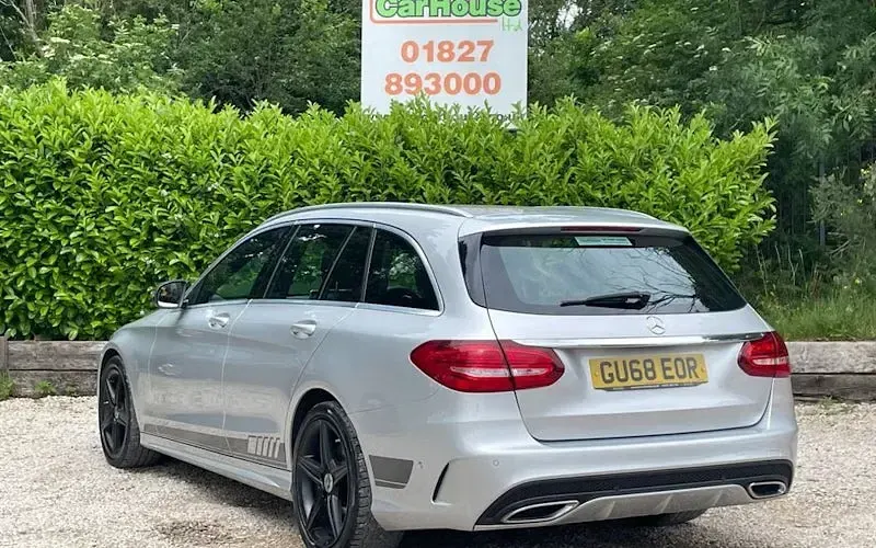 Used Mercedes C220 Edition 170 HP (125 kW) 2018 Silver Estate