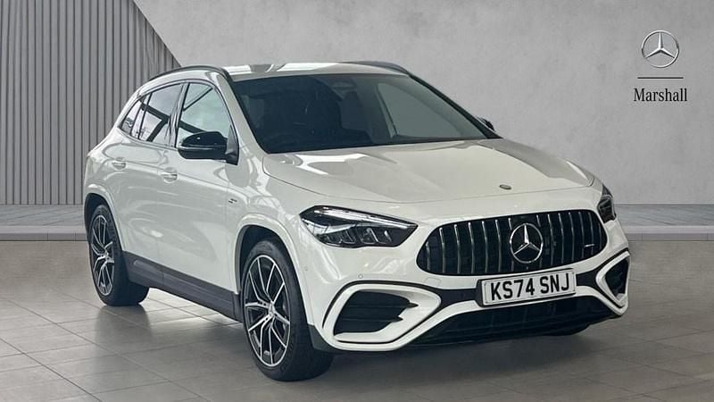 White Used 2024 Mercedes GLA35 AMG Premium SUV | £42,980 (Good price) - Image 1/4