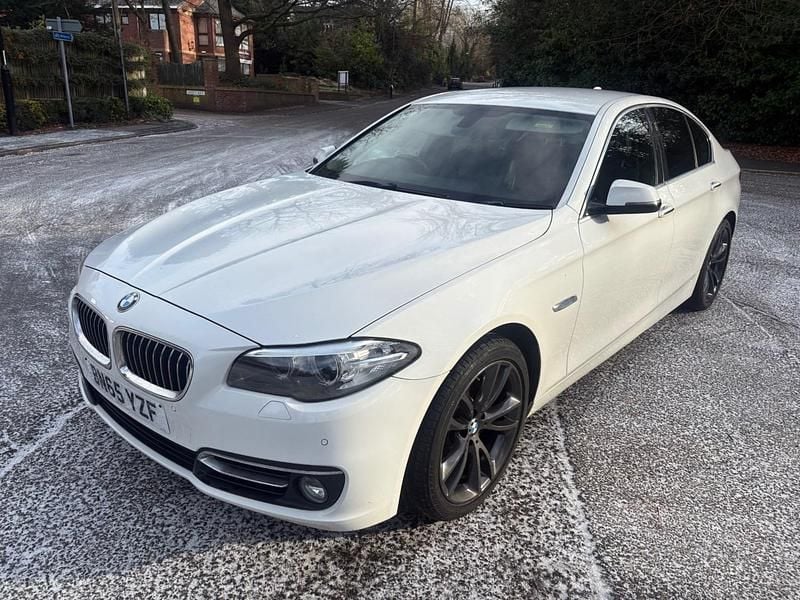 Used BMW 520 Luxury Line 190 HP (139 kW) 2015 White Sedan