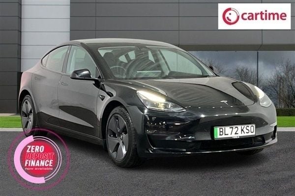 Black Used 2022 Tesla Model 3 Long Range Sedan | £23,100 (Expensive) - Image 1/3