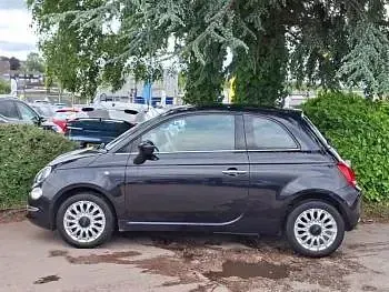 Used Fiat 500 Lounge 69 HP (50 kW) 2016 Black Hatchback