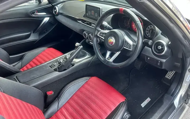 Used Abarth 124 Spider 170 HP (125 kW) 2018 Grey Cabriolet
