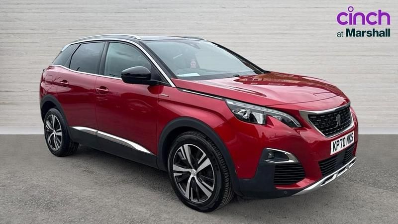 Used Peugeot 3008 GT-line 131 HP (96 kW) 2020 Red SUV