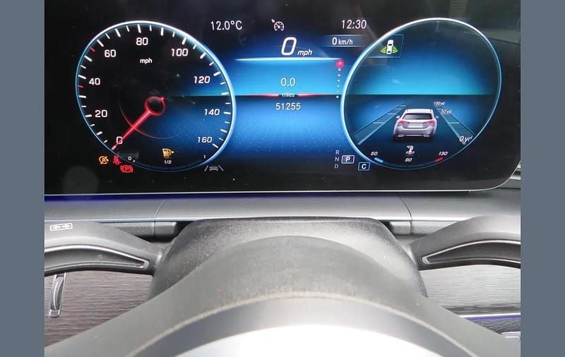 Usado Mercedes GLE300 AMG line 241 HP (177 kW) 2020 Azul SUV