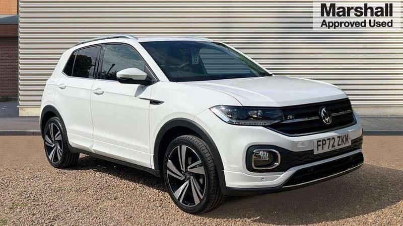 White Used 2022 VW T-Cross R-line SUV | £19,264 (Fair price) - Image 1/4