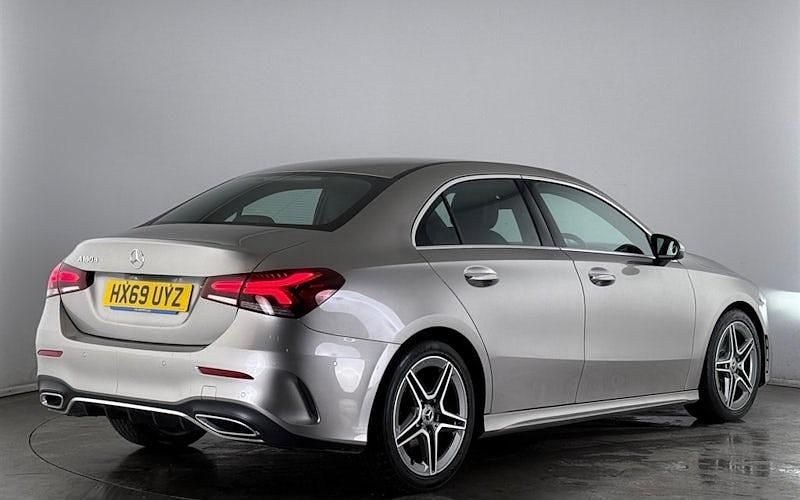 Used Mercedes A180 AMG Line Premium 116 HP (85 kW) 2019 Silver Sedan