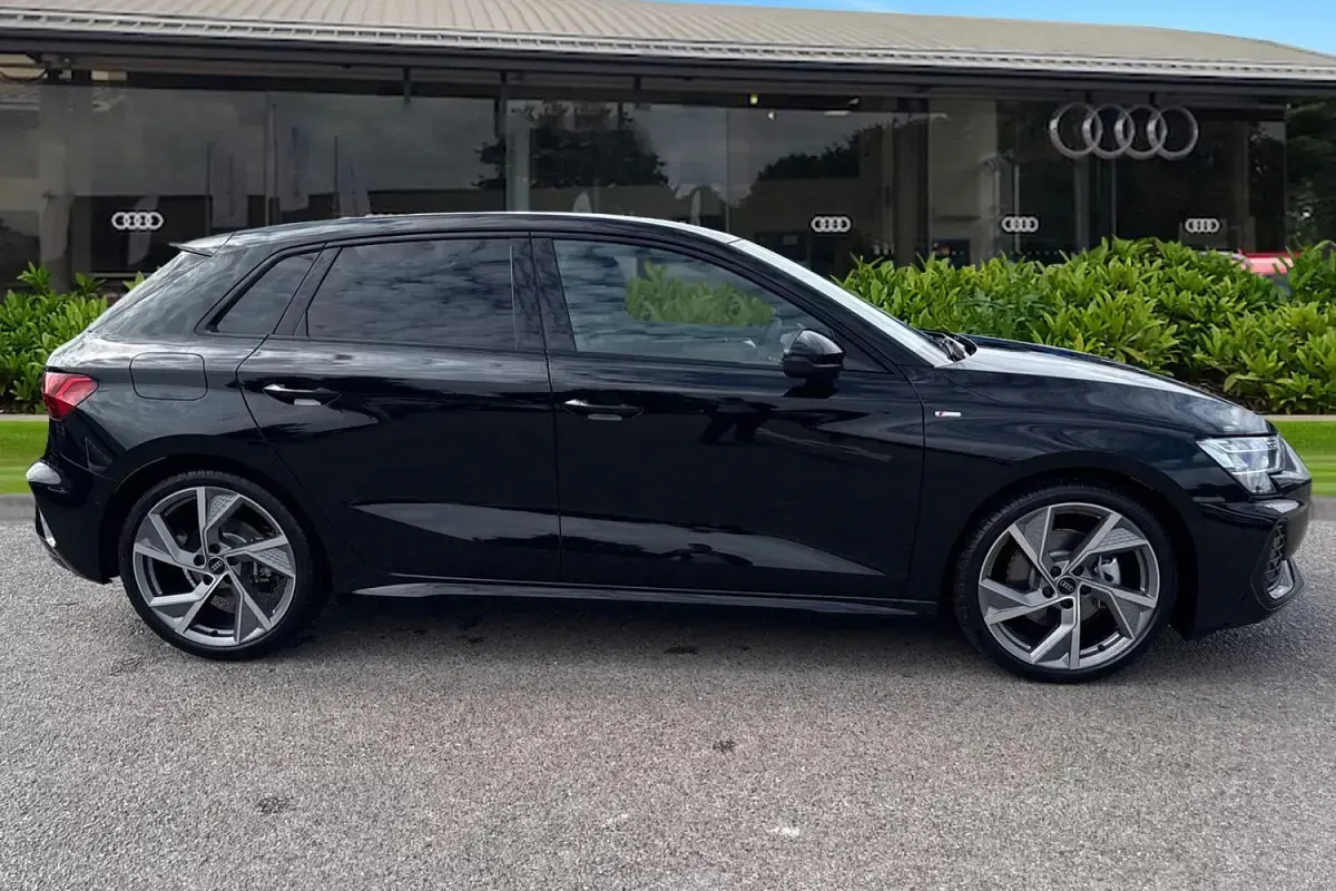 New Audi A3 Sportback Black Edition 2026 Green Hatchback