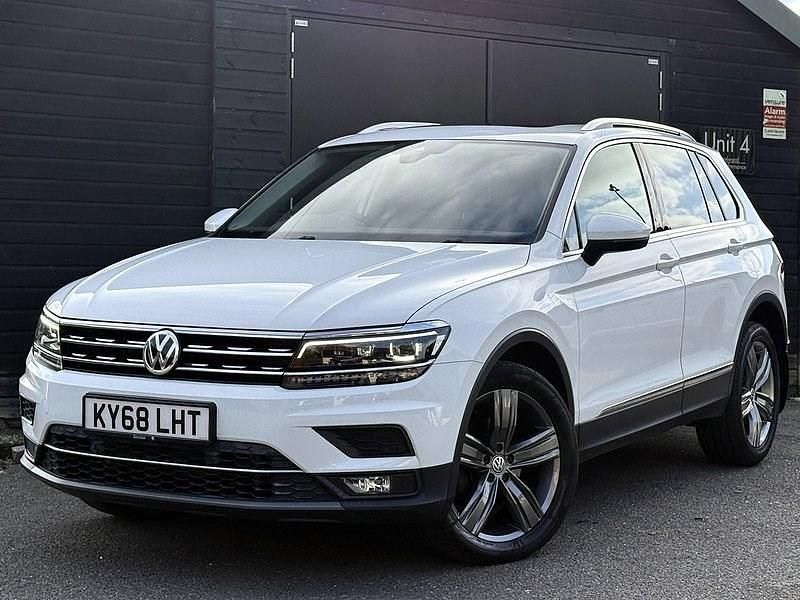 White Used 2018 VW Tiguan SEL SUV | £17,490 (Fair price) - Image 1/4