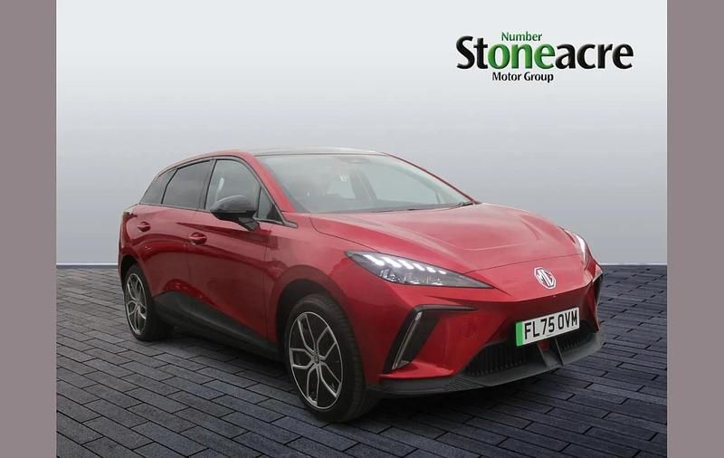 New MG MG4 EV Trophy 150 kW (204 HP) 2025 Red Hatchback