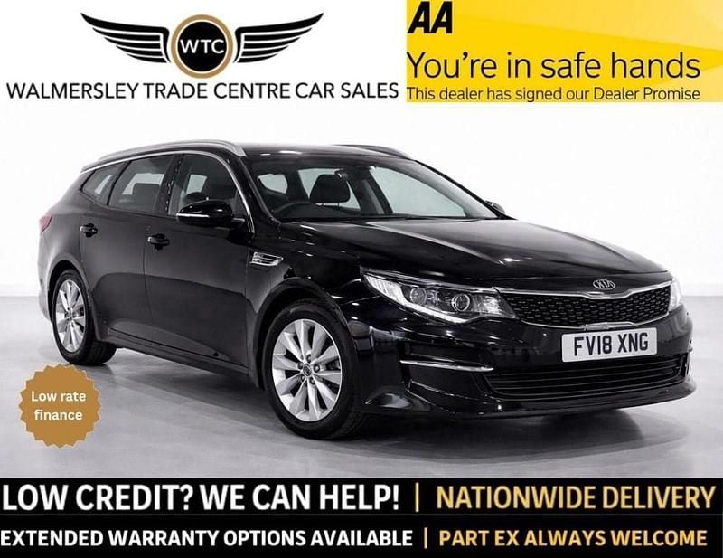 Used Kia Optima 139 HP (102 kW) 2018 Black Estate