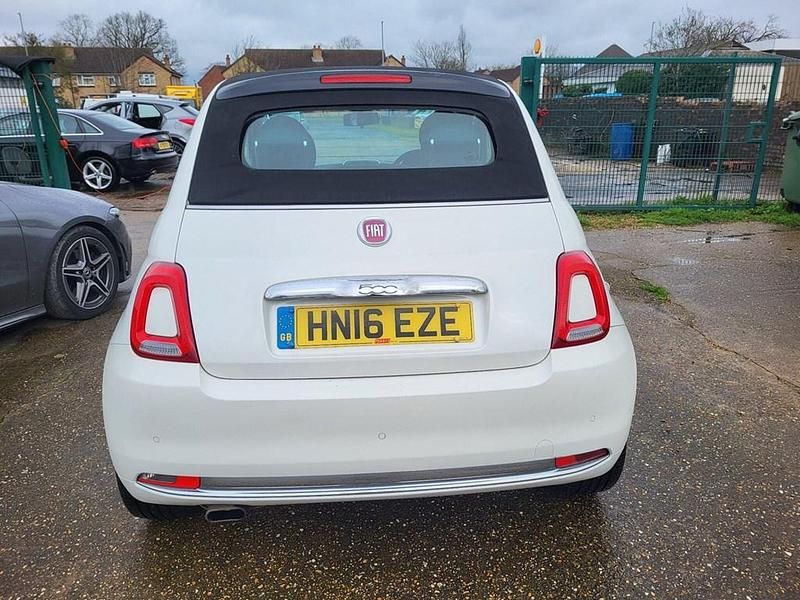 Used Fiat 500C Lounge 2016 White Cabriolet