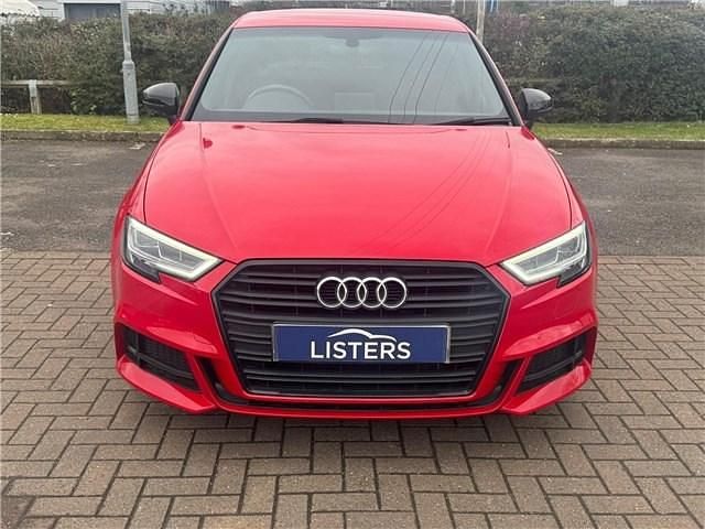 Used Audi A3 Black Edition 2017 Red Hatchback
