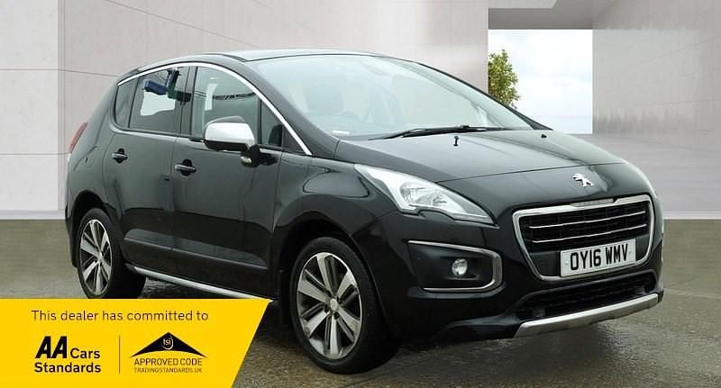 Begagnad Peugeot 3008 Allure 2016 Svart Halvkombi