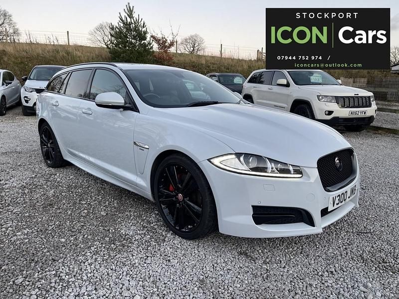 White Used 2015 Jaguar XF R-Sport Estate | £11,999 (Fair price) - Image 1/4