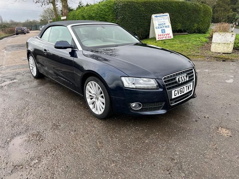 Used Audi A5 Cabriolet 2010 Blue Cabriolet