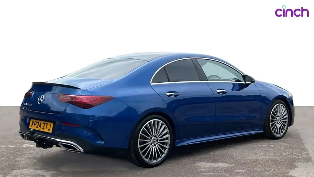 Used Mercedes CLA220 AMG Line Premium 190 HP (139 kW) 2024 Blue Coupe