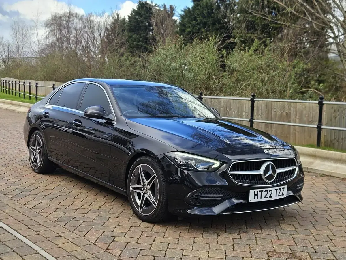 Used Mercedes C220 2022 Black Sedan