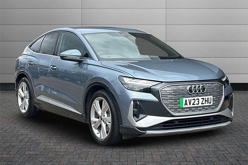 Blue Used 2023 Audi Q4 Sportback e-tron S-Line SUV | £27,495 - Image 1/4