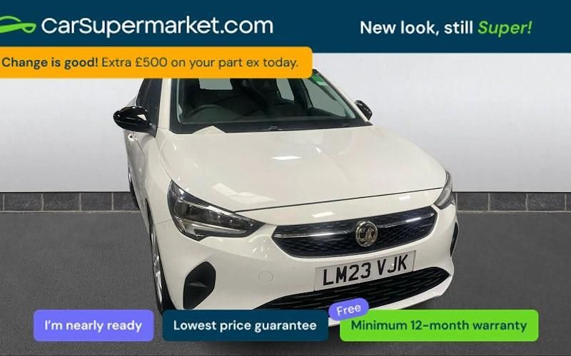 Used Vauxhall Corsa Design Edition 101 HP (74 kW) 2023 White Hatchback