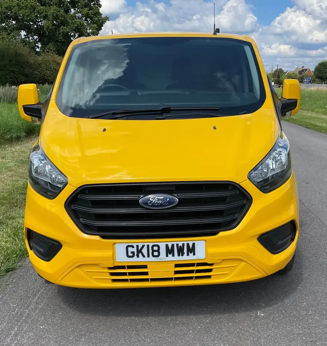 Used Ford Transit Custom 130 HP (95 kW) 2018 Yellow Van