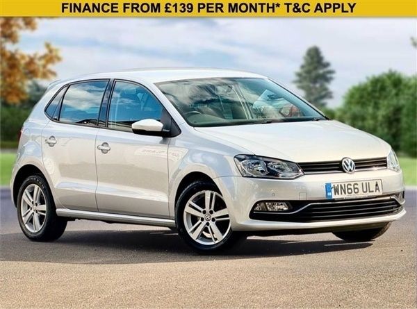 Silver Used 2016 VW Polo Match Hatchback | £6,950 (Fair price) - Image 1/1