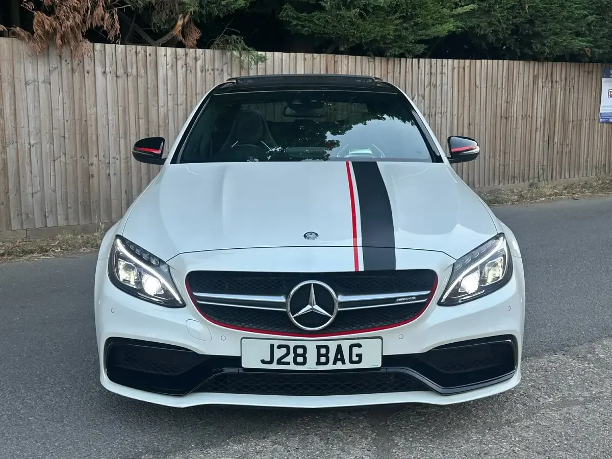 Used Mercedes C63S AMG AMG Edition 1 2015 White Sedan