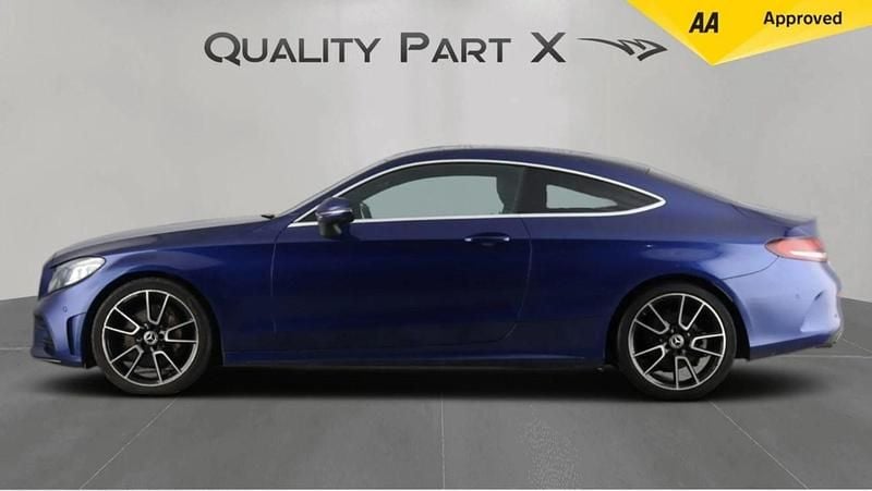 Used Mercedes C200 AMG Line Premium 2020 Blue Coupe