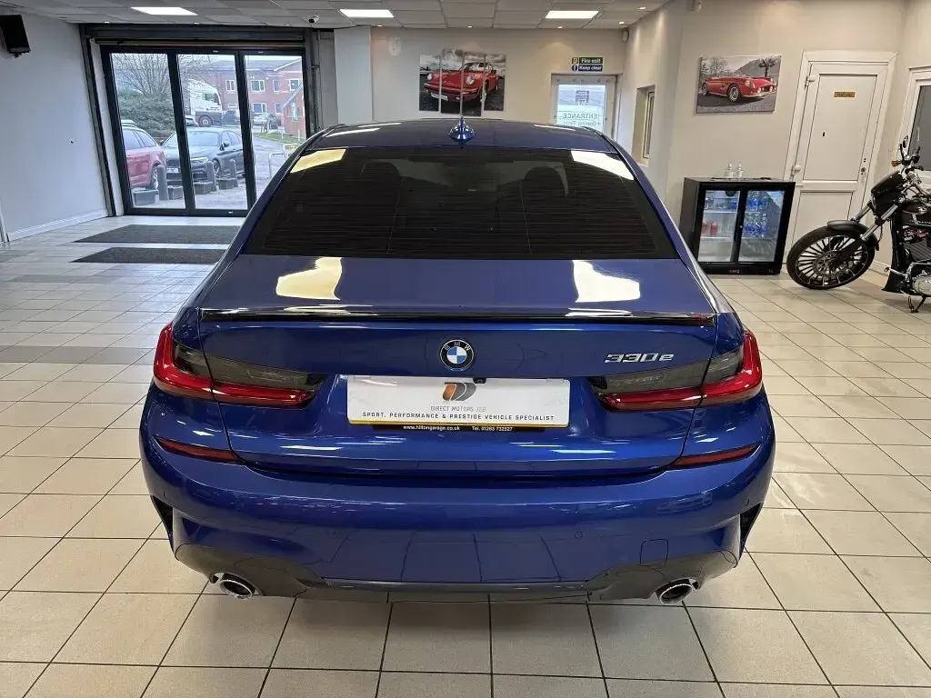 Used BMW 330e M Sport 2019 Blue Sedan