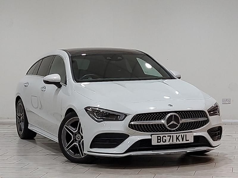 White Used 2021 Mercedes CLA180 AMG Line Premium Plus Sedan | £24,498 (Fair price) - Image 1/4