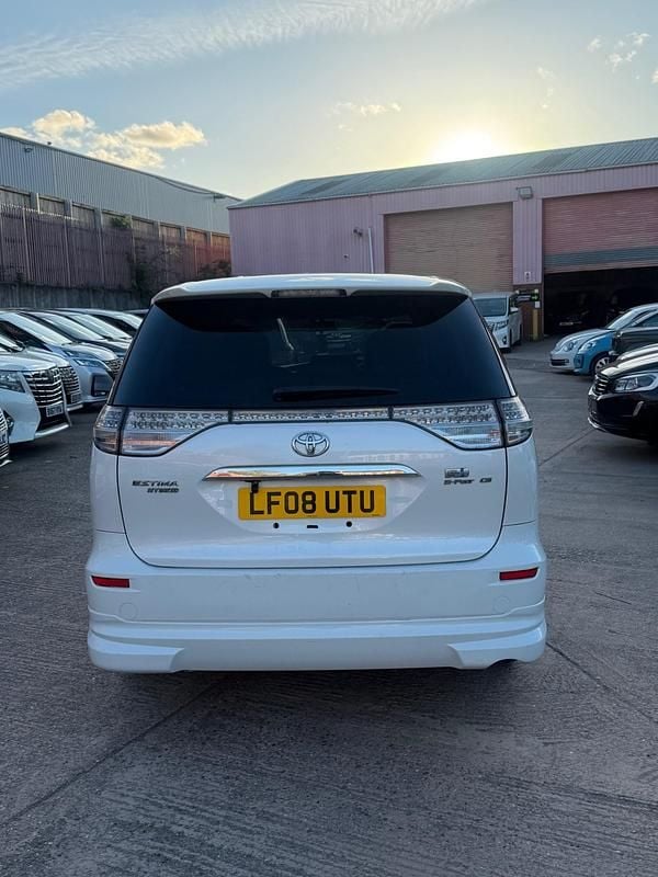 Used Toyota Estima Hybrid 2008 White MPV