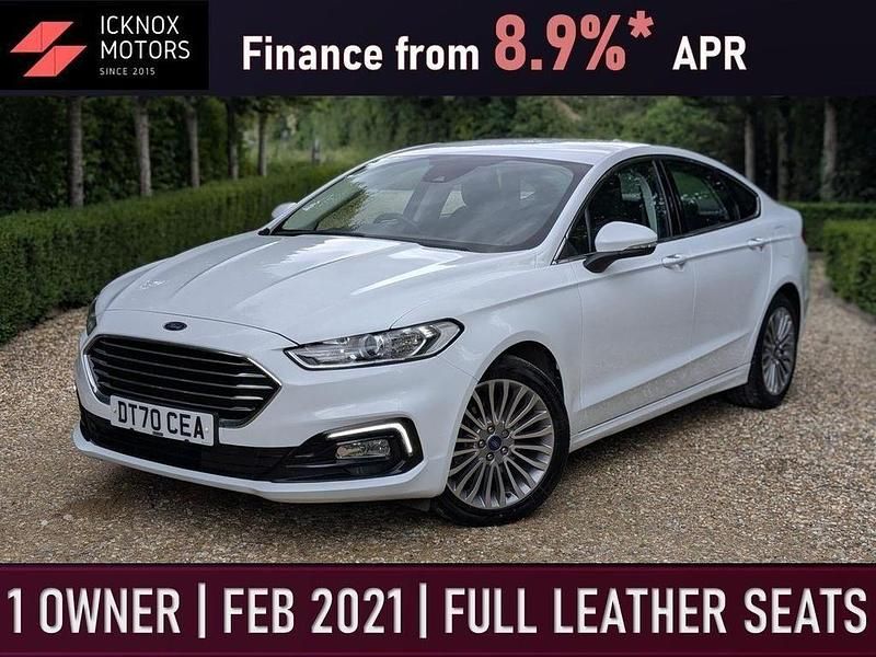 White Used 2021 Ford Mondeo Titanium Sedan | £15,275 (Fair price) - Image 1/4