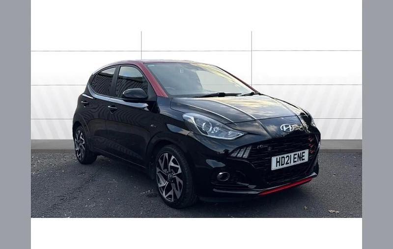 Black Used 2021 Hyundai i10 N Line Hatchback | £11,057 (Fair price) - Image 1/4
