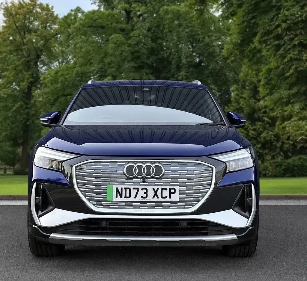 Used Audi Q4 e-tron S-Line 150 kW (204 HP) 2023 Blue SUV