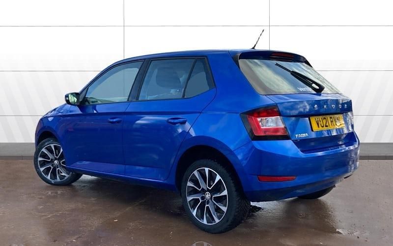 Used Skoda Fabia SE Drive 95 HP (69 kW) 2021 Blue Hatchback