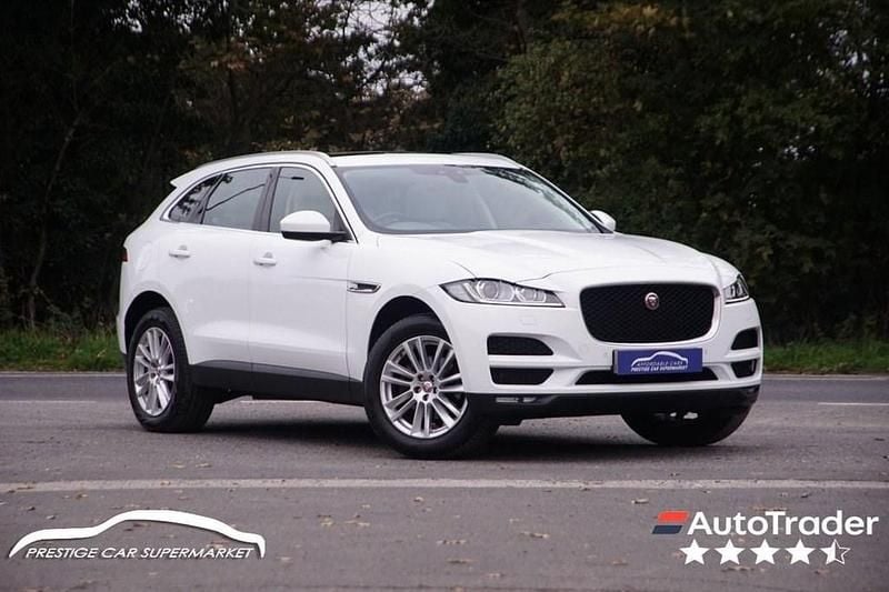 White Used 2017 Jaguar F-Pace Portfolio SUV | £13,999 (Fair price) - Image 1/4