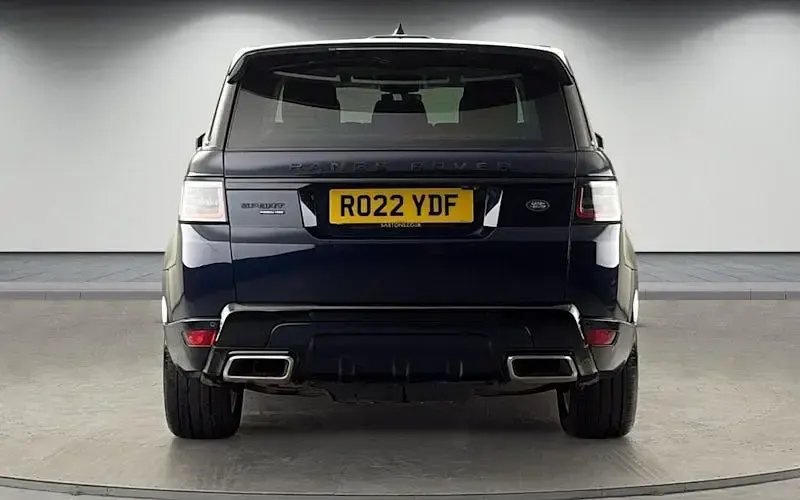 Used Land Rover Range Rover Sport Dynamic 404 HP (297 kW) 2021 Portofino blue SUV