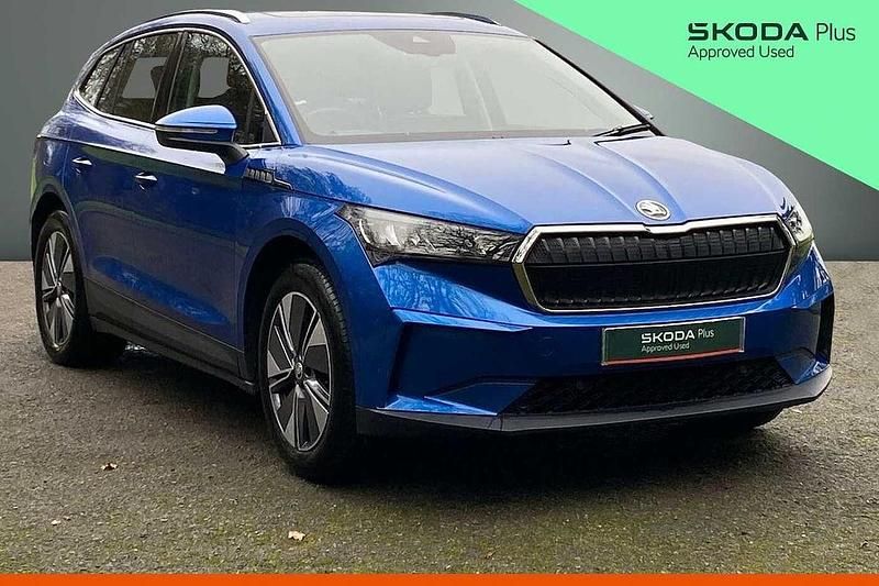 Blue Used 2023 Skoda Enyaq iV ecoSuite SUV | £25,799 (Fair price) - Image 1/4