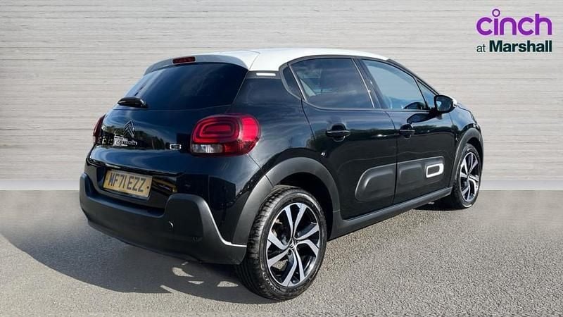 Begagnad Citroën C3 PureTech 83 HK (61 kW) 2021 Svart Halvkombi