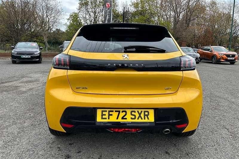 Used Peugeot 208 GTi 100 HP (73 kW) 2023 Yellow Hatchback
