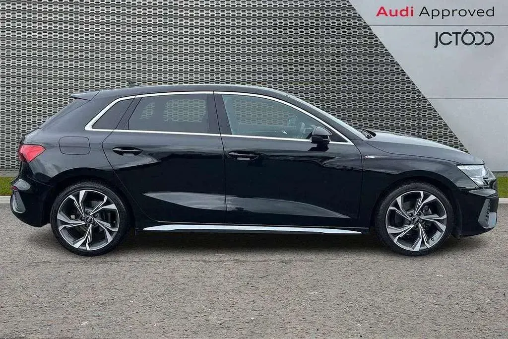Used Audi A3 S-Line 147 HP (108 kW) 2024 Black Hatchback