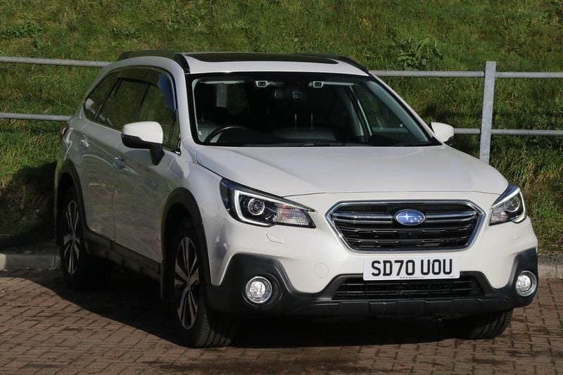 White Used 2020 Subaru Outback Premium Estate | £19,495 (Fair price) - Image 1/4