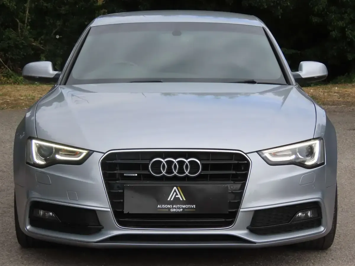 Used Audi A5 S-Line 245 HP (180 kW) 2014 Silver Coupe