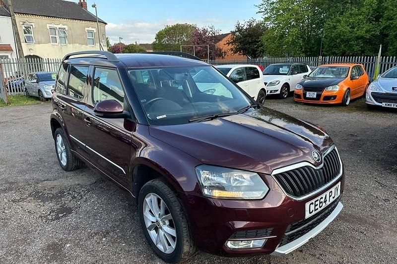 Maroon Used 2014 Skoda Yeti SE SUV | £6,499 (Good price) - Image 1/1