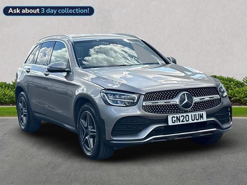 Silver Used 2020 Mercedes GLC220 AMG line Estate | £21,799 (Fair price) - Image 1/4