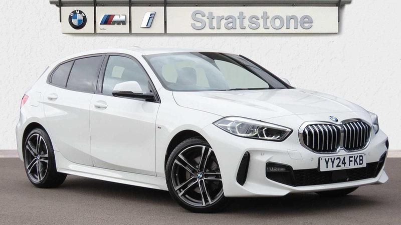 White Used 2024 BMW 118 M Sport Hatchback | £23,399 (Fair price) - Image 1/4