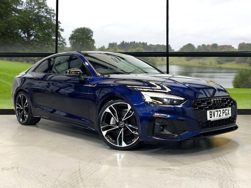 Blue Used 2022 Audi A5 Black Edition Coupe | £28,999 (A bit pricey) - Image 1/4