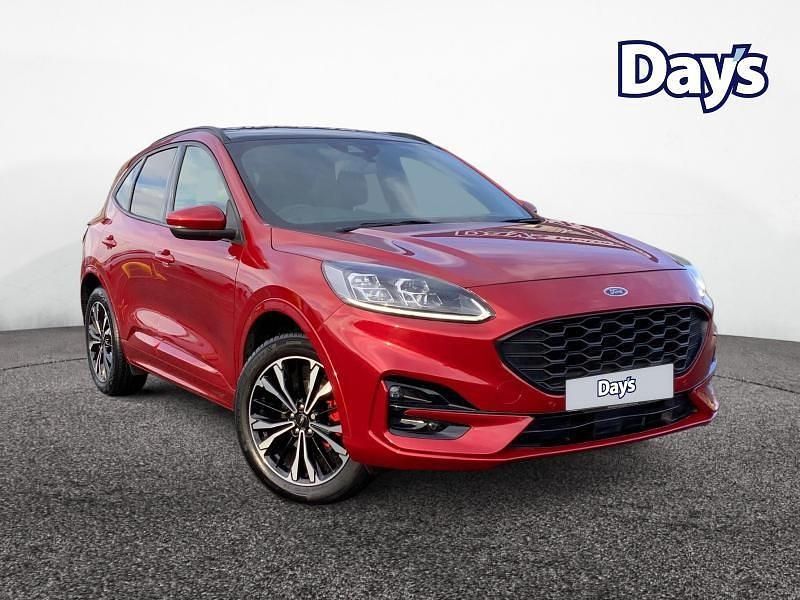 Red Used 2022 Ford Kuga ST-Line X SUV | £16,999 (Fair price) - Image 1/4
