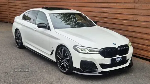 Used BMW 530 M Sport 286 HP (210 kW) 2021 White Sedan