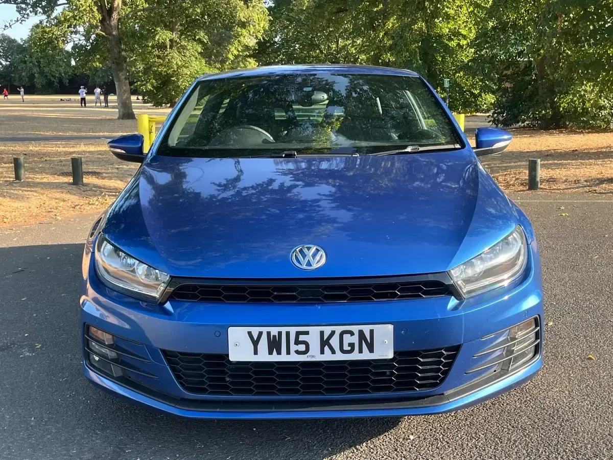 Used VW Scirocco GT 125 HP (91 kW) 2015 Blue Coupe