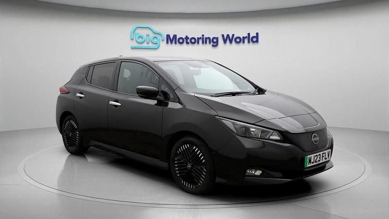 Black Used 2023 Nissan Leaf N-Connecta Hatchback | £12,350 (Fair price) - Image 1/4